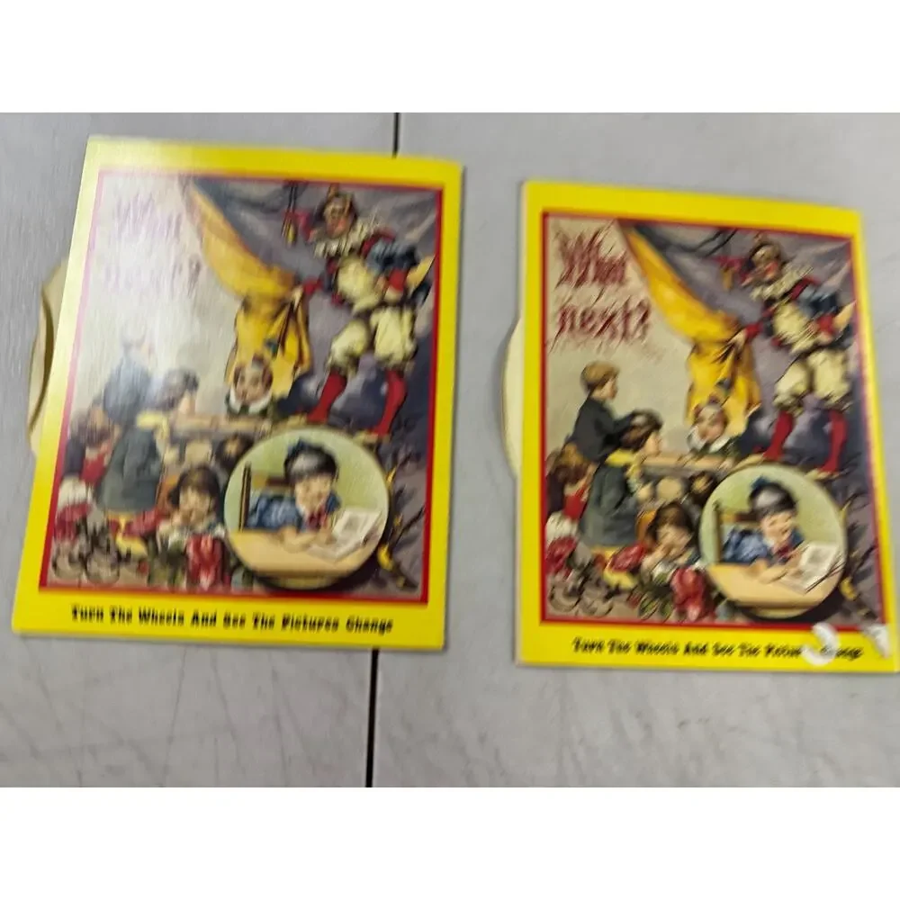 WHAT NEXT? A Jolly Picture Book with Transformations for Boys and Girls Lot Of 2